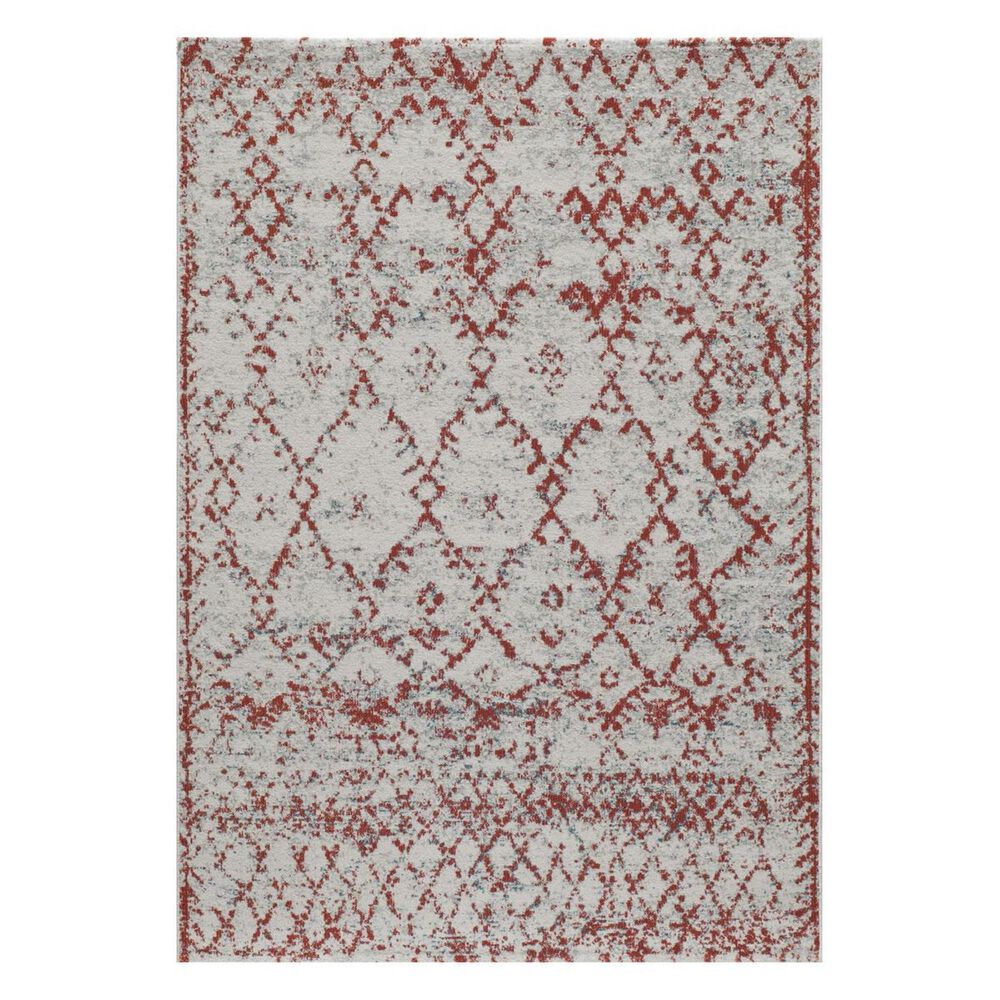 Momeni Loft LO-10 5"3" x 7"6" Rust Area Rug, , large