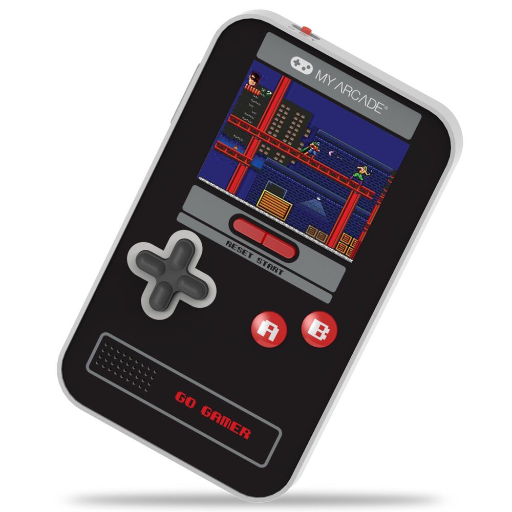My Arcade Go Gamer Classic Portable Electronic Game Console in Black and Red, , large