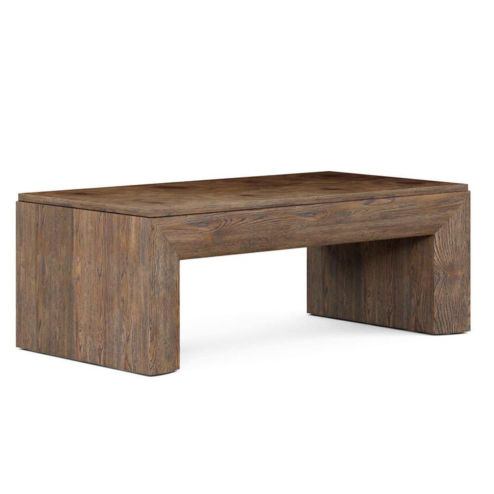 Vantage Stockyard Square Cocktail Table in Smoaked Brown, , large