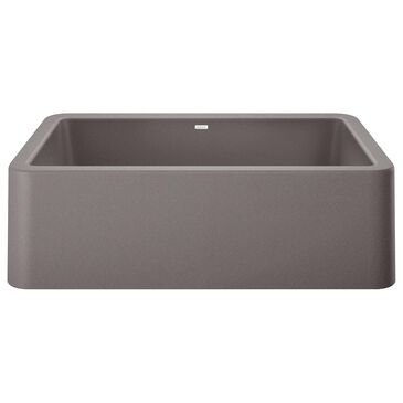 Blanco Ikon 33" Apron Single Bowl Farmhouse Sink in Metallic Gray, , large