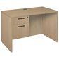 Regency Global Sourcing Legacy 42" Executive Desk with Single Pedestal Drawer Unit in Noble Oak, , large