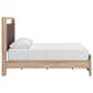 Ashley Kinlanni Queen Upholstered Platform Bed in Tan, , large