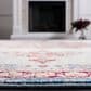 Safavieh Aria Oriental 4" x 6" Ivory and Navy Area Rug, , large
