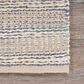 L&R Resources Bleached Naturals 5" x 7"9" Illusion Blue and Infinity Area Rug, , large