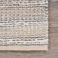 L&R Resources Bleached Naturals 5" x 7"9" Illusion Blue and Infinity Area Rug, , large