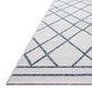 Loloi Easton Ivory and Denim 2"3" x 3"9" Indoor/Outdoor Area Rug, , large