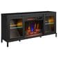 Classic Flame 56" TV Stand with Electric Fireplace in Black, , large