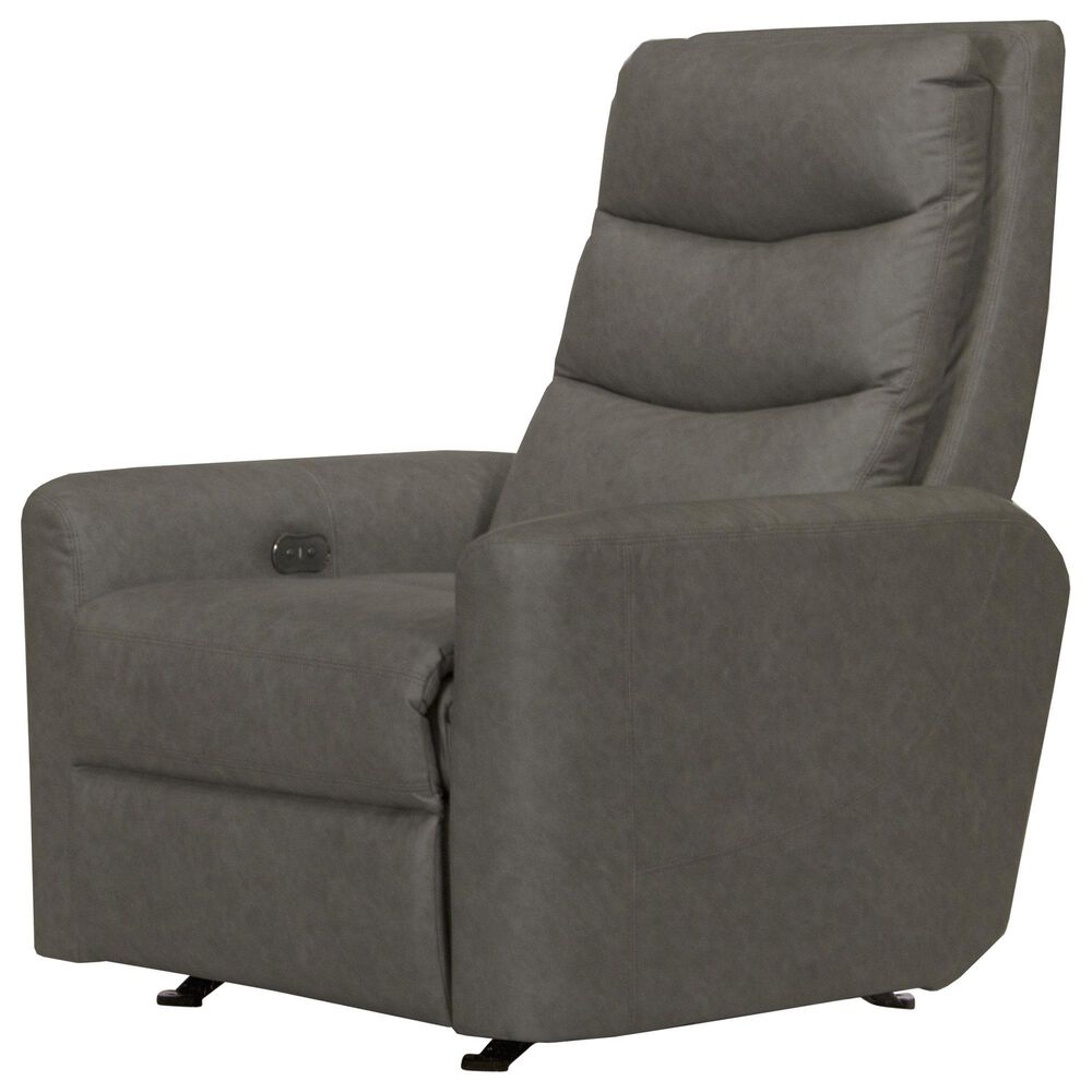 Catnapper Jet Power Rocker Recliner in Silver, , large