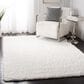 Safavieh August Shag 5"3" x 7"6" White Area Rug, , large