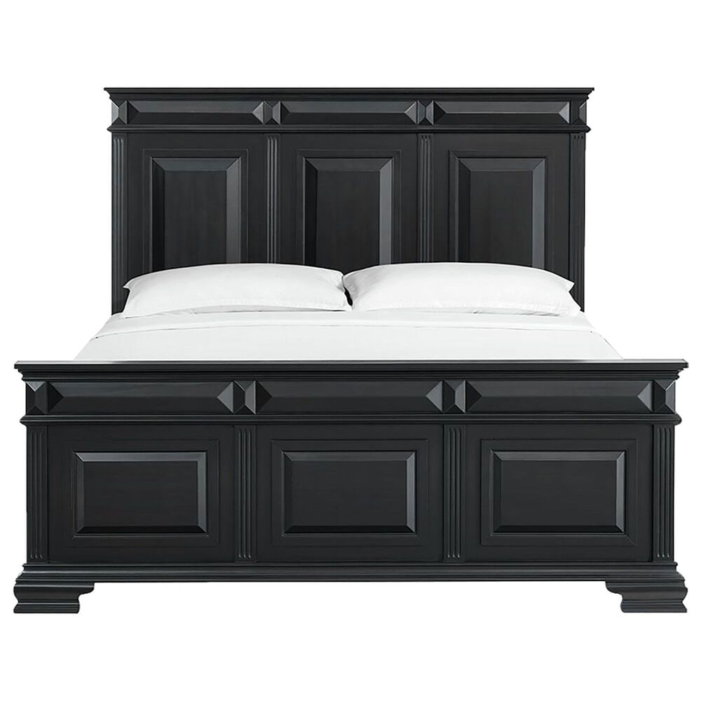 Mayberry Hill Bridgestone King Panel Bed in Black, , large