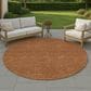 Dalyn Rug Company Soft Essentials Solid Paprika 8" Round Area Rug, , large