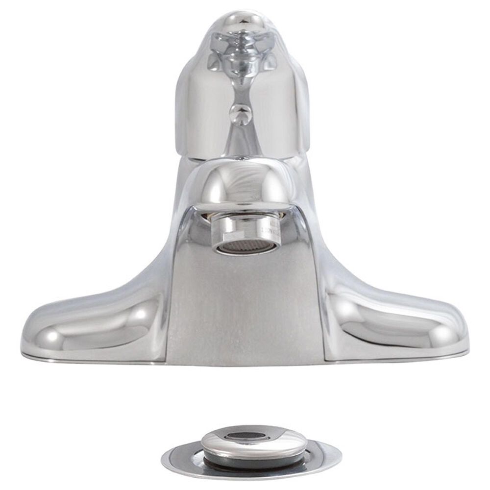 MS International 1-Handle Bathroom Faucet with Deckplate in Chrome, , large