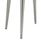 OSP Home Brooklyn End Table in Black and Brushed Nickel, , large