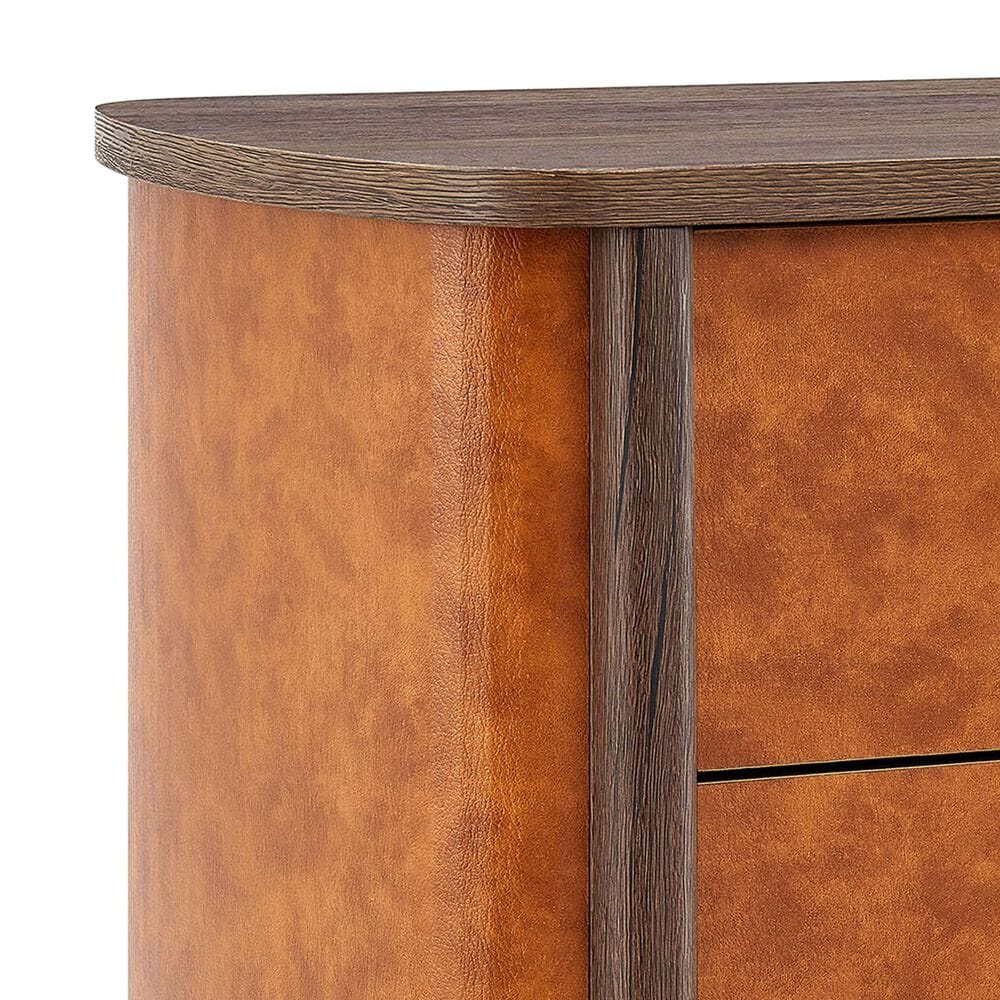 Modway Coralie 2 Drawer Nightstand in Walnut Tan, , large