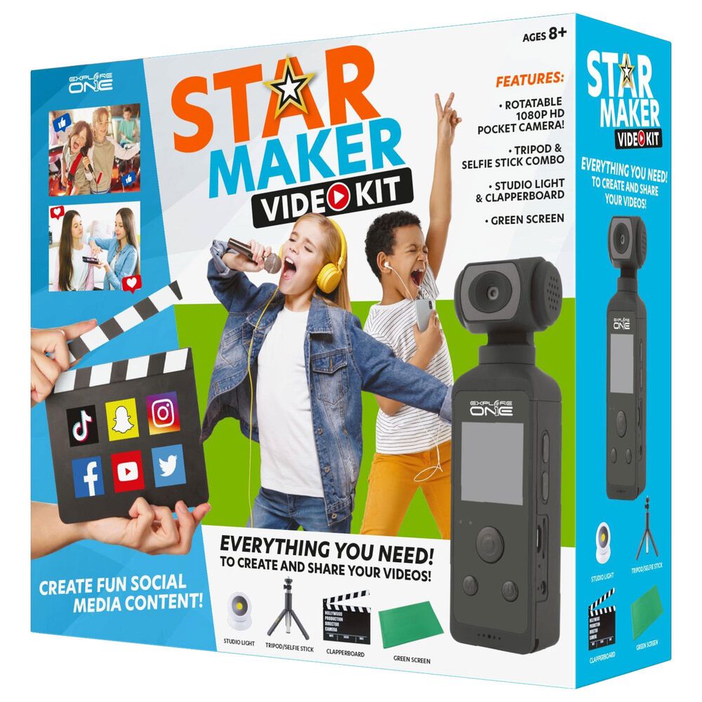Explore One Star Maker Video Kit in Black, , large