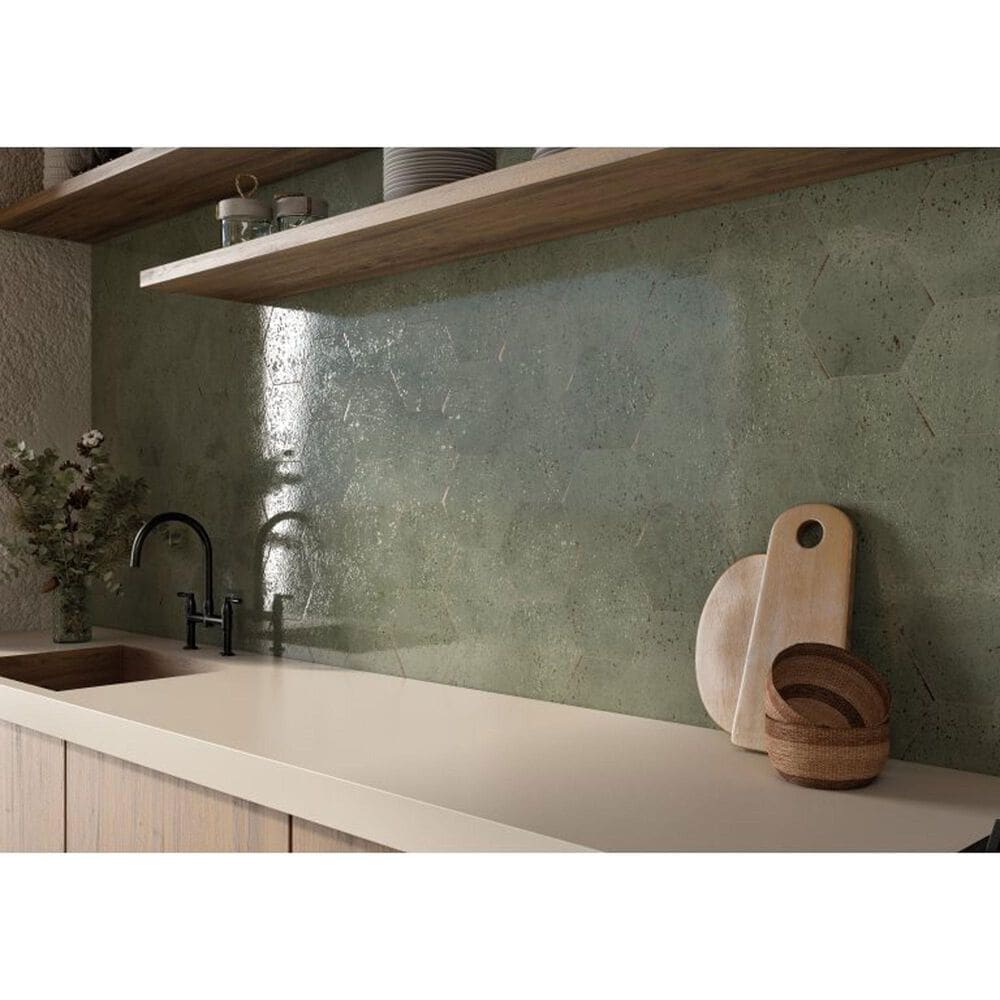 Emser Metamor Tikal 8&quot; x 9&quot; Glazed Porcelain Tile, , large