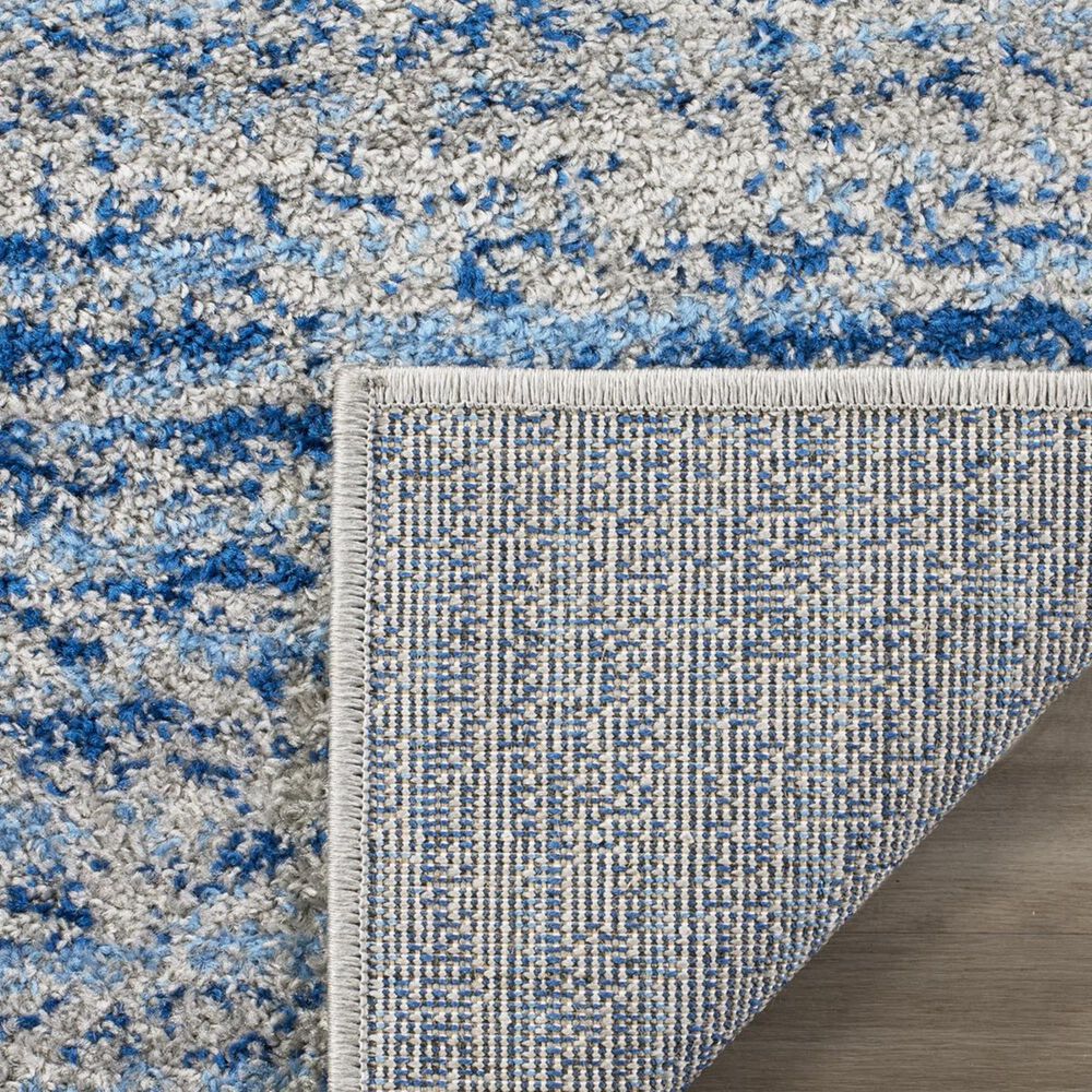 Safavieh Adirondack ADR117D-4SQ 4&#39; x 4&#39;  Blue/Silver Square Rug, , large