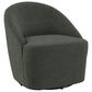 Coaster Leon Swivel Chair in Hunter Green, , large