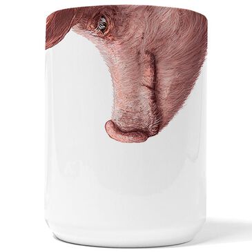 American Brand Studio 15 Oz Pig Snout Mug in White, , large