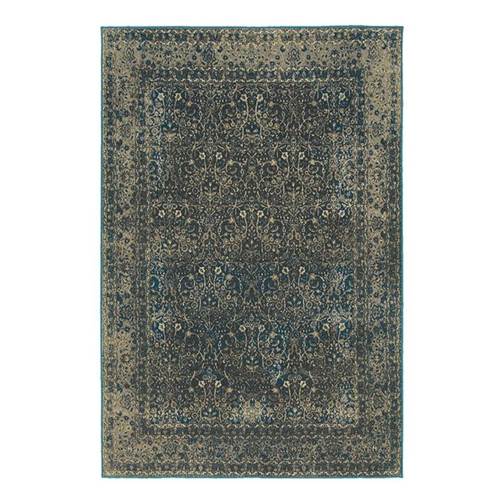 Oriental Weavers Pasha 1337B 6'7" x 9'6" Blue Area Rug, , large