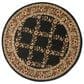 Safavieh Lyndhurst 5"3" Round Black and Brown Area Rug, , large