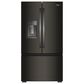 Whirlpool 23.4 Cu. Ft. Counter Depth 3-Door French Door Refrigerator in Black Stainless, , large
