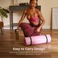 Sunny Health & Fitness Premium 0.5" Extra Thick Exercise Yoga Mat in Pink, , large