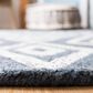Safavieh Micro-Loop 4" x 6" Navy and Blue Area Rug, , large