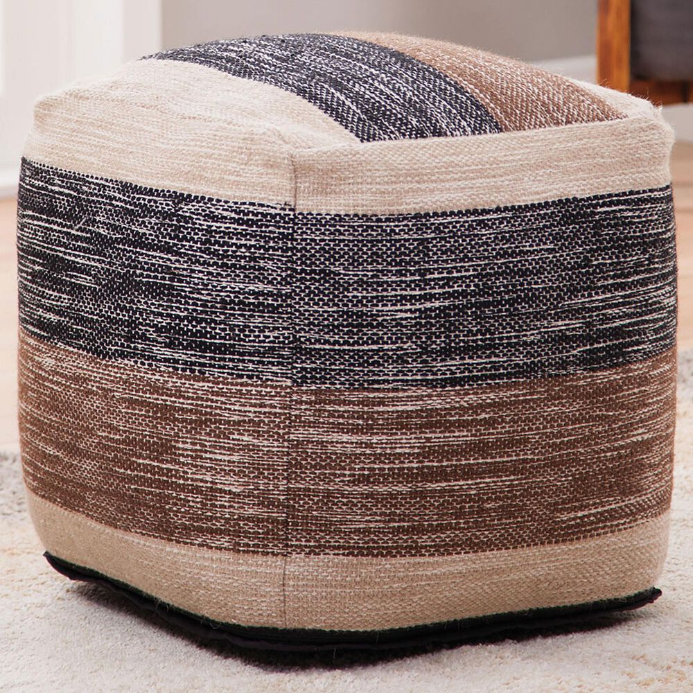 Steve Silver Jamal Pouf in Multicolor, , large