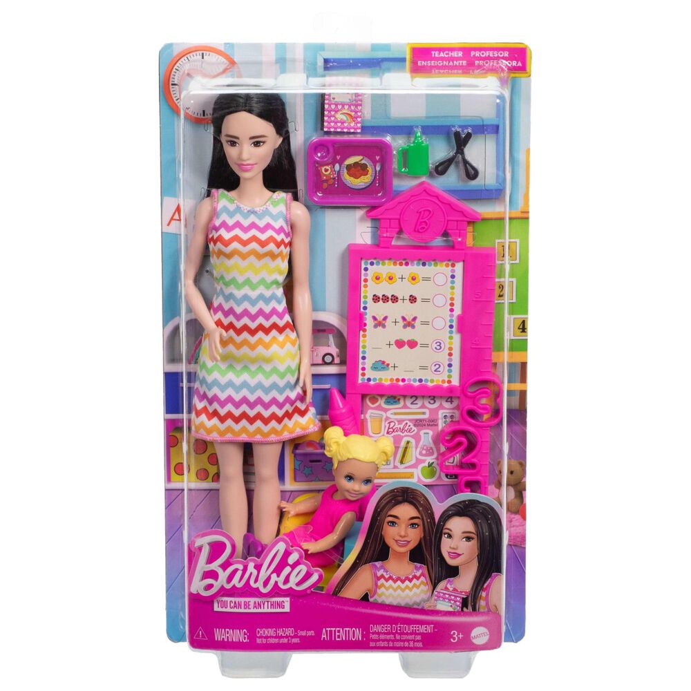 Barbie Teacher Doll and Teaching Accessories in Multicolor, , large