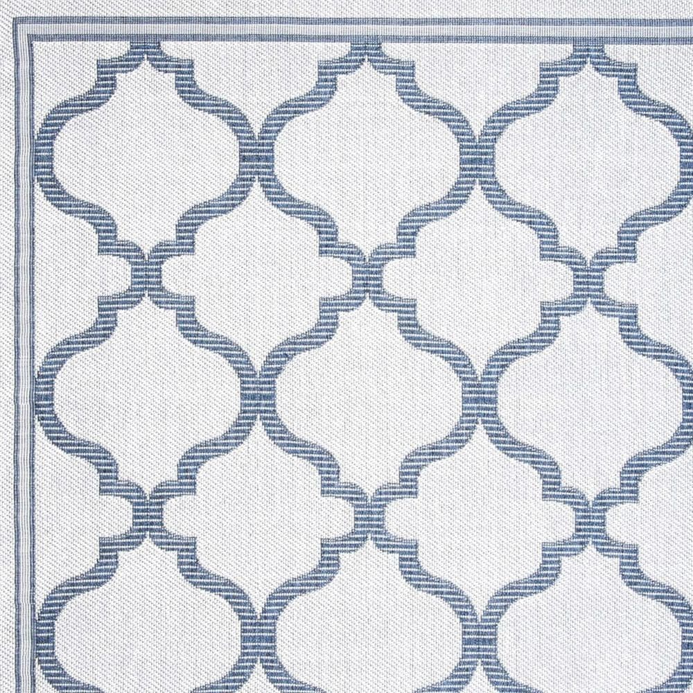Safavieh Bermuda 8&#39; x 10&#39; Ivory and Charcoal Indoor/Outdoor Area Performance Rug, , large