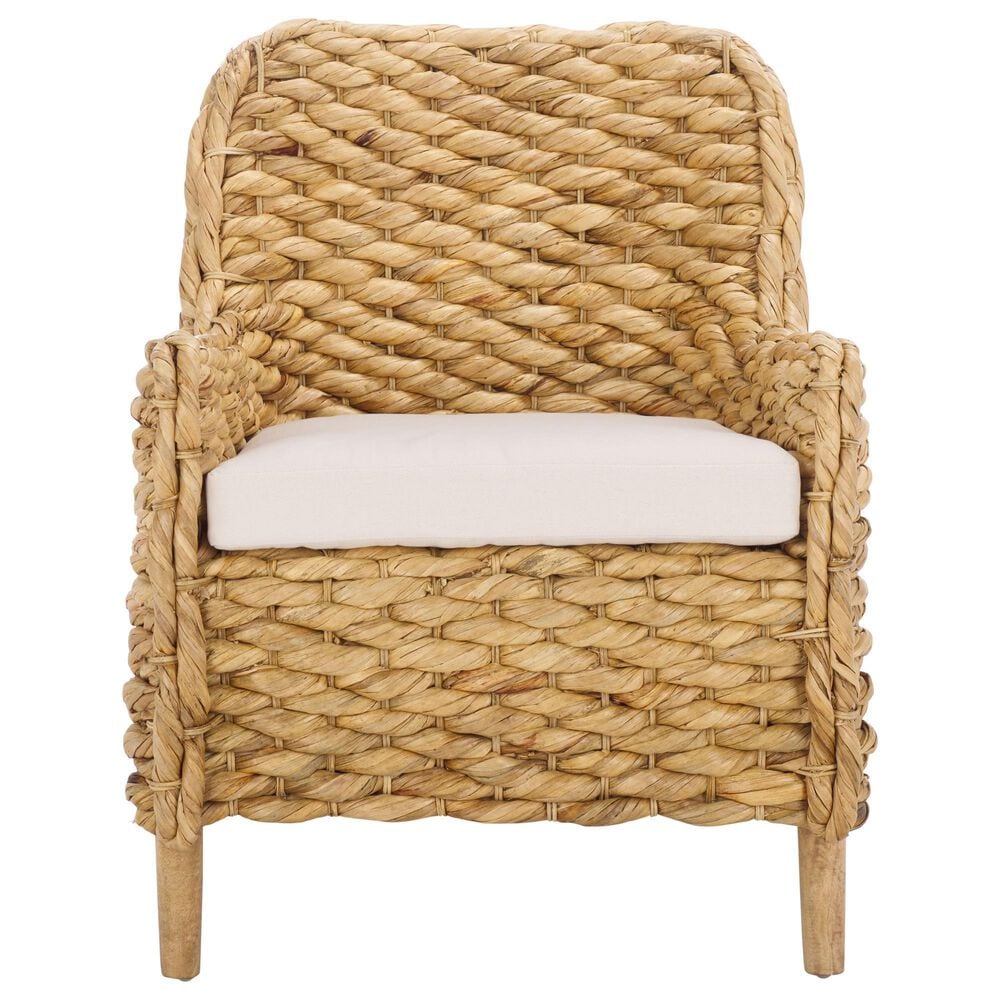 Safavieh Purrl Hyacinth Accent Chair in White, , large
