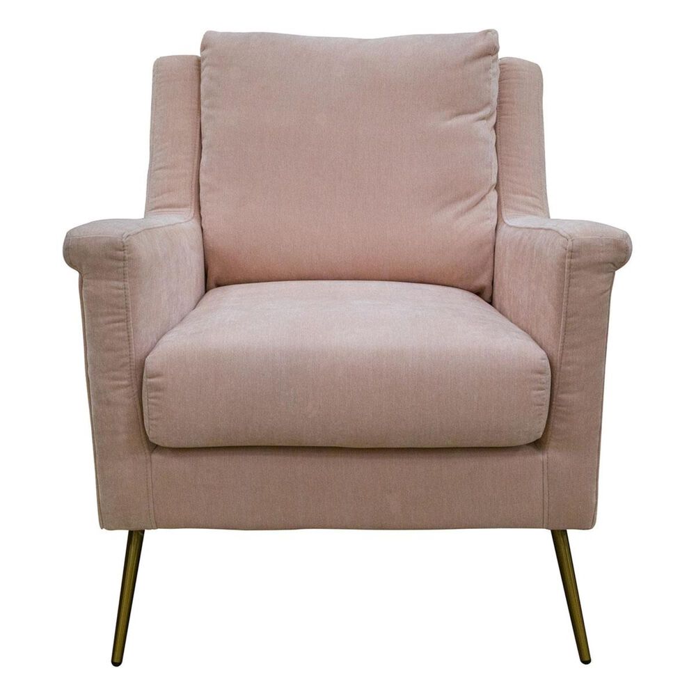 Mayberry Hill Casual Chair in Blush Pink Velvet, , large
