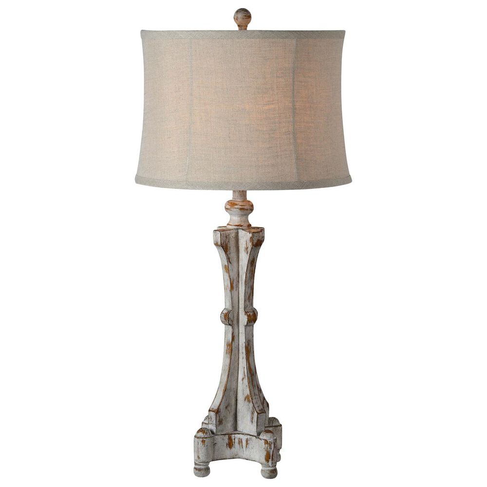 Southern Lighting Diane Table Lamp in Distressed Blue and Gray, , large