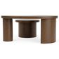 Riverside Furniture Santa Cruz 2-Piece Bunching Cocktail Table Set in Whiskey Oak, , large