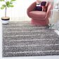 Safavieh Venus Shag VNS604J 6" x 9" Grey and Ivory Area Rug, , large