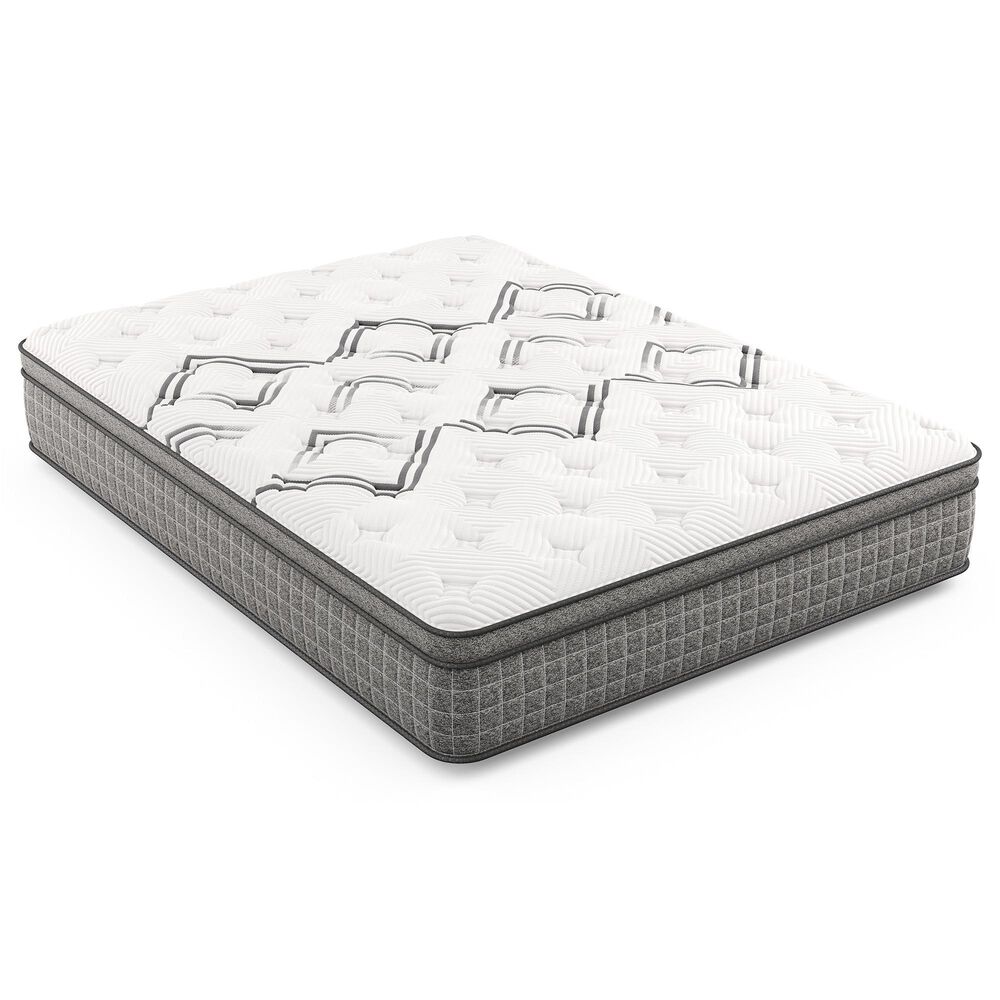 Hearth and Haven Diamond  Soto Copper Medium Euro Top Queen Mattress, , large