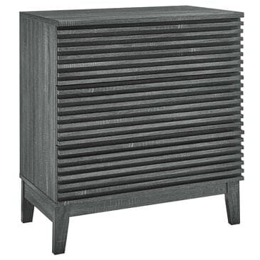 Modway Render 3-Drawer Bachelor"s Chest in Charcoal, , large