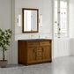James Martin Bellshire 48" Single Bathroom Vanity in Honey Oak with 3 cm Parisien Bleu Silestone Top, Rectangular Sink and FreePower Wireless Charger, , large