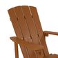 Flash Furniture Charlestown Adirondack Chair in Brown, , large