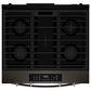 Whirlpool 30" Gas Smart Range in Black-on-Stainless Steel, , large