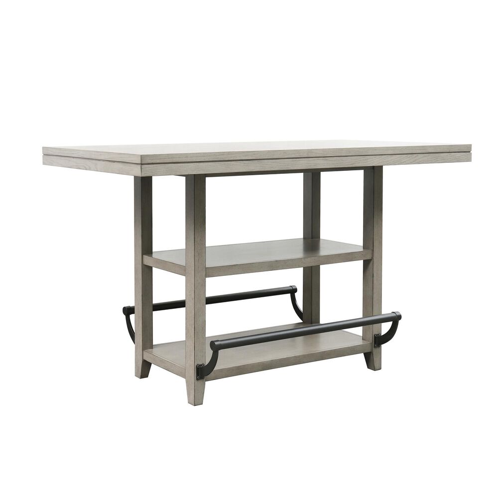 Samuel Lawrence Essex Bar Height Dining Table in Gray - Table Only, , large