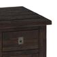at HOME Kona Grove Chairside Table in Chocolate, , large