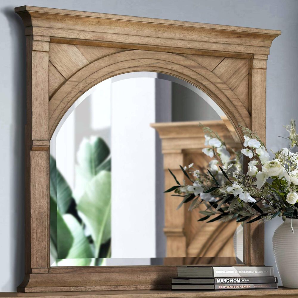 Sasha Lee Eagle River Mirror in Knotty Hickory, , large