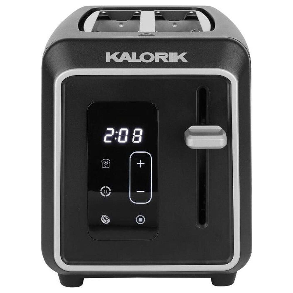 Kalorik Designer Series 2-Slice Digital Toaster in Black and Silver, , large