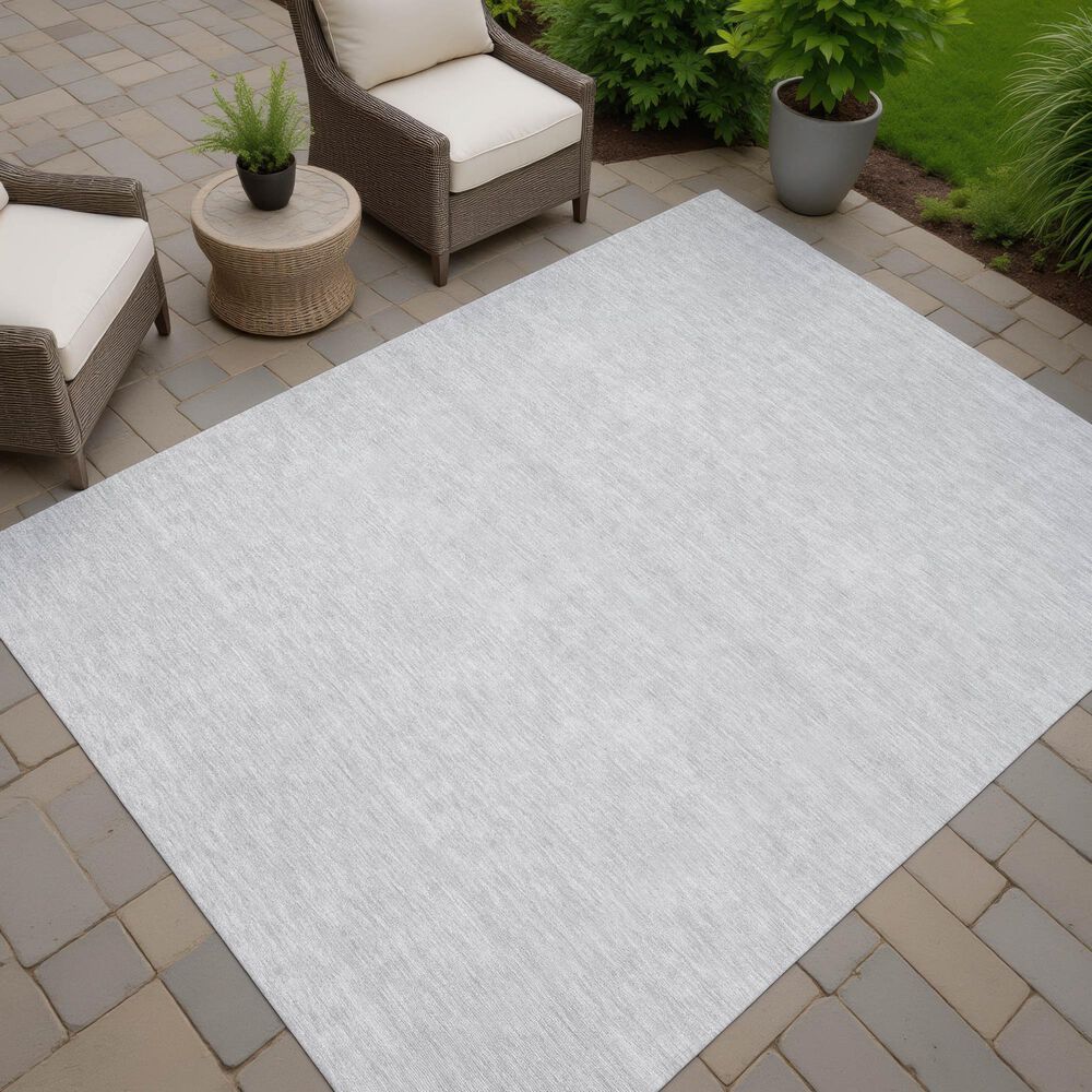 Dalyn Rug Company Soft Essentials Solid Silver 9' x 12' Area Rug, , large
