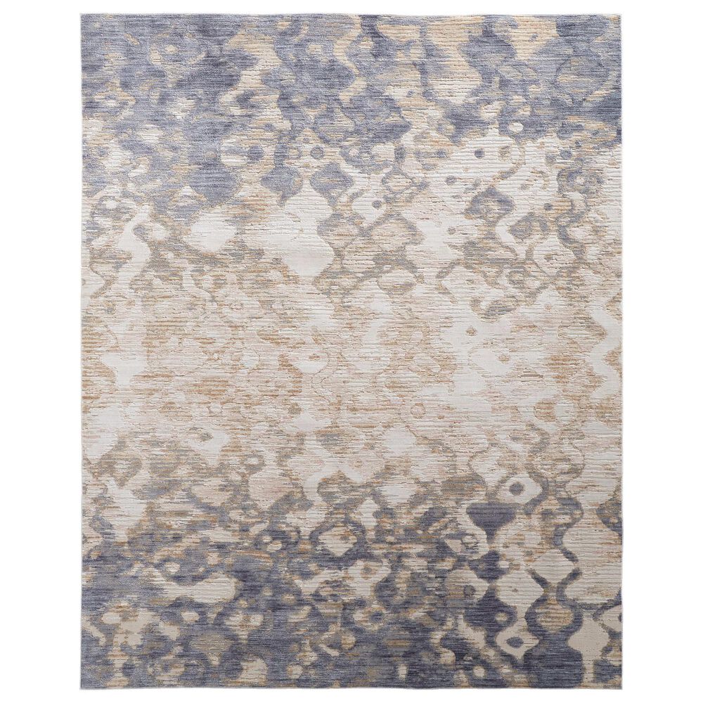 Feizy Laina 39G7F 3" x 5" Blue and Beige Area Rug, , large