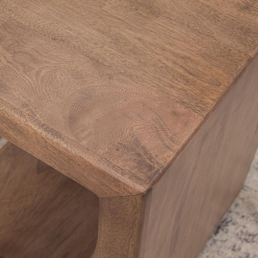 Fallridge Mezquite Chairside Table in Natural Grain, , large