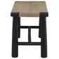 Ashley Acerman Accent Bench in Black and Natural, , large