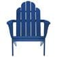 Linon Home Decor Adirondack Patio Chair in Blue, , large